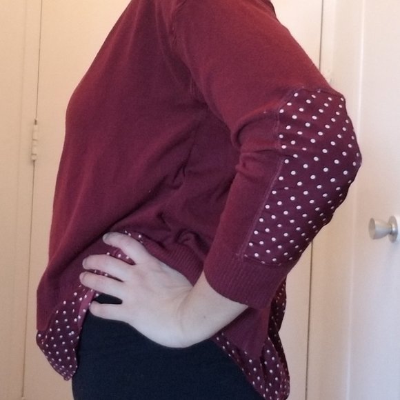 GUC - Maroon 3/4 Sleeve Top - Picture 2 of 3